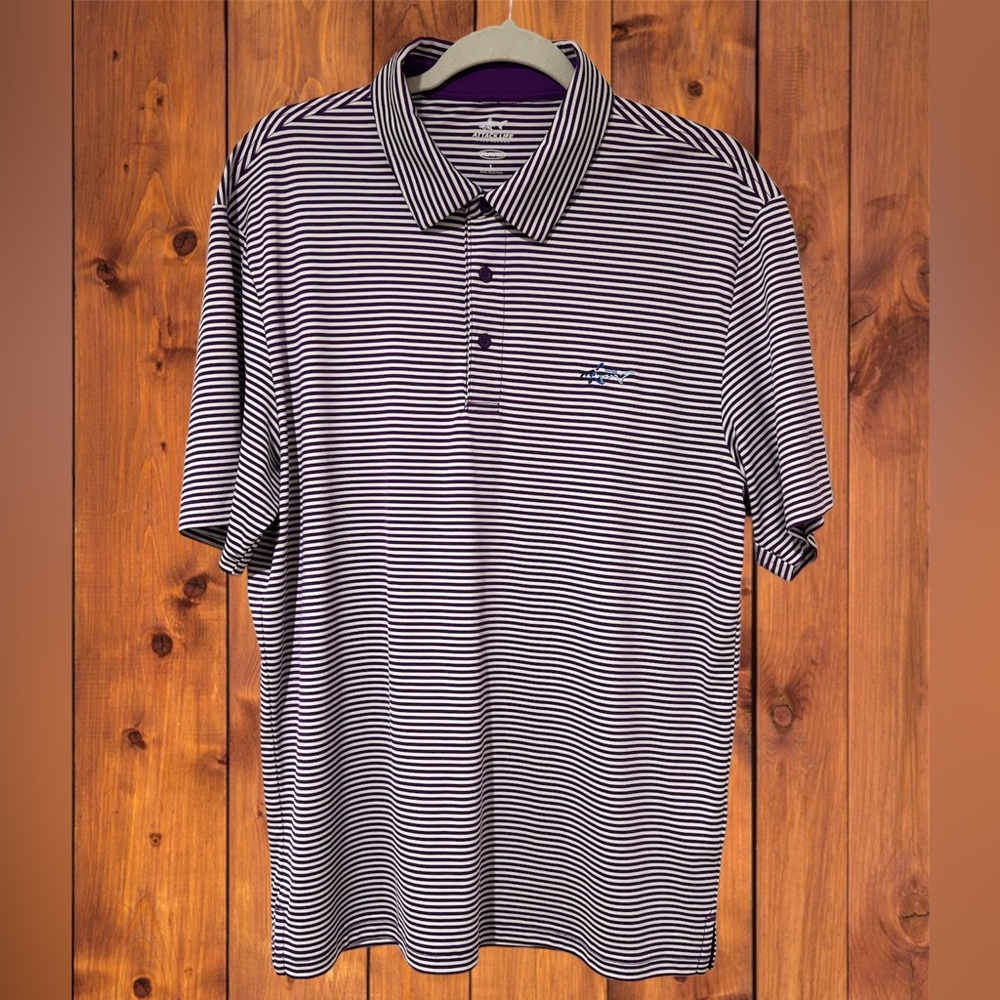 Greg Norman Golf – men’s purple polo